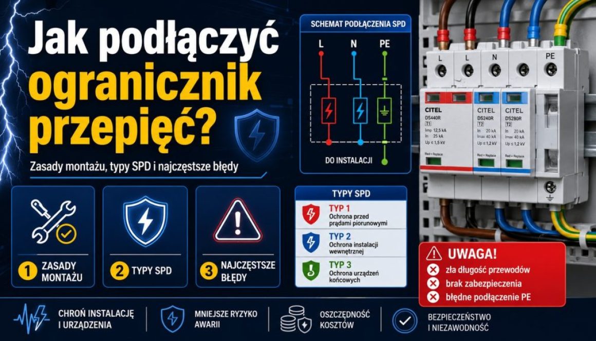 Jak podłączyć ogranicznik przepięć