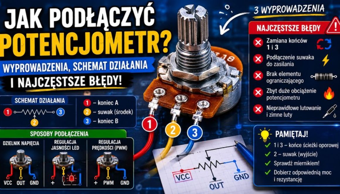 Jak podłączyć potencjometr