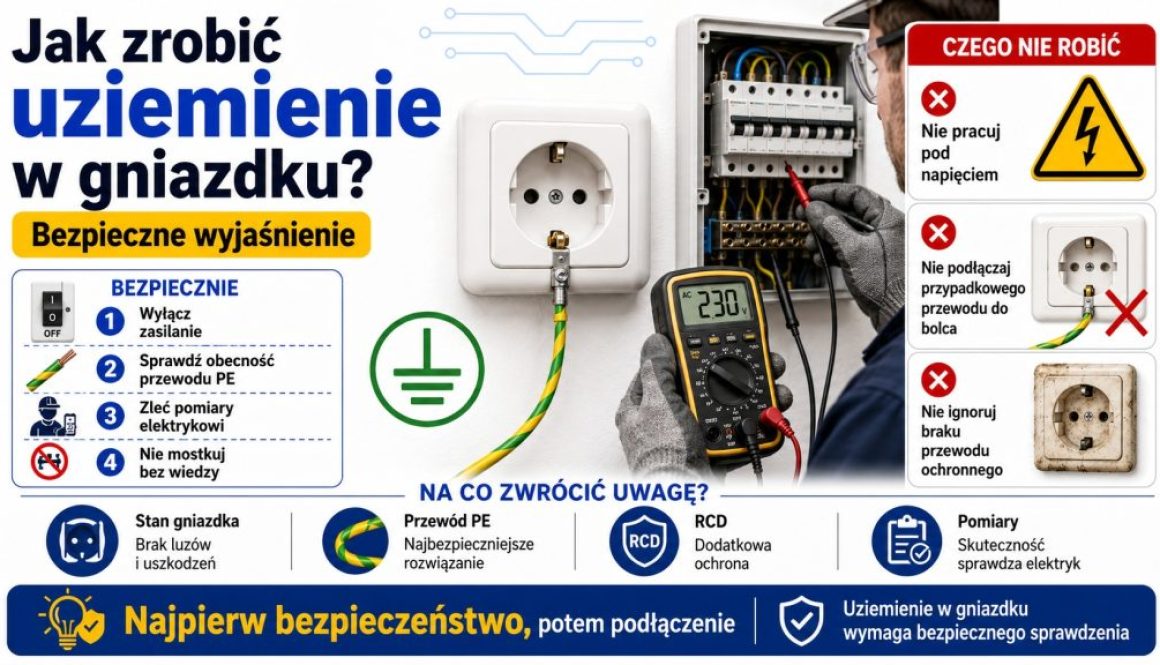 Jak zrobić uziemienie w gniazdku